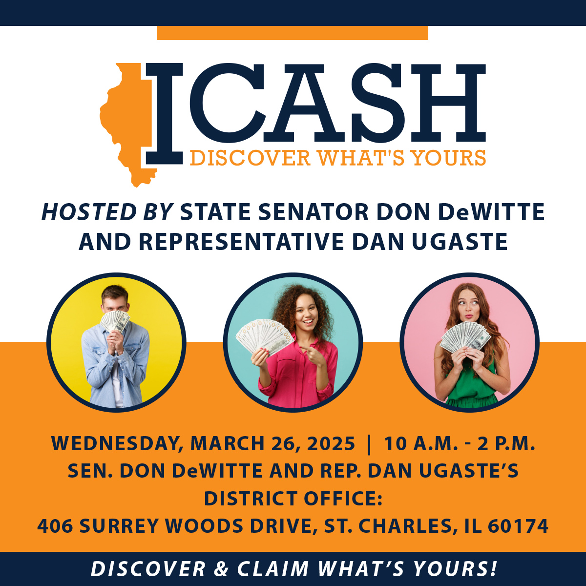 ICASH Unclaimed Property Event in St. Charles