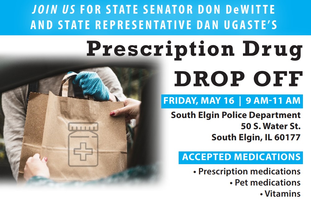 Prescription and Over-the-Counter Drug Drop-Off Event in South Elgin