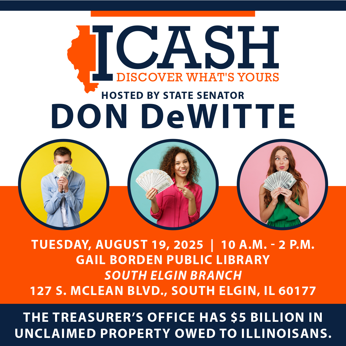 ICASH/Unclaimed Property Event in South Elgin