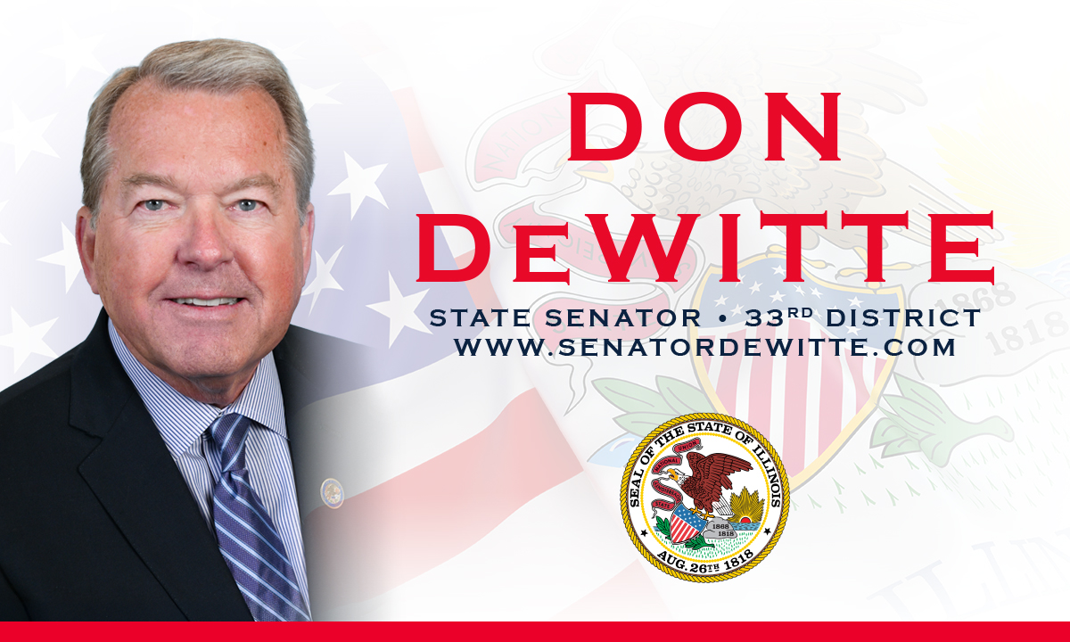 Simple DeWitte graphic with website