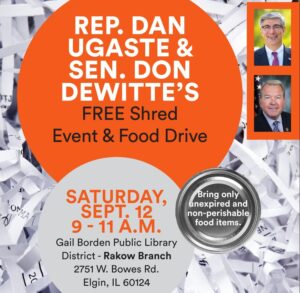 Shred Event and Food Drive graphic