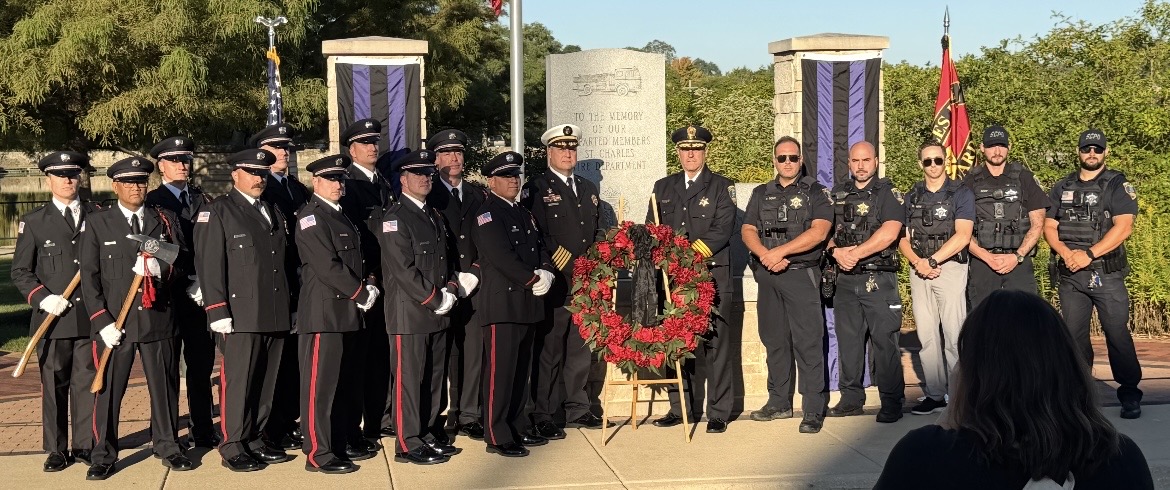 911 Remembrance ceremony in St Charles