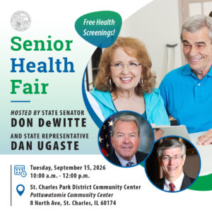DeWitte-Ugaste St Charles Senior Fair graphic