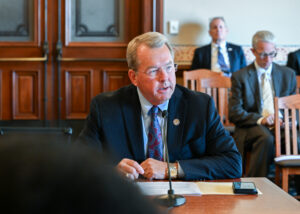 DeWitte presenting a bill