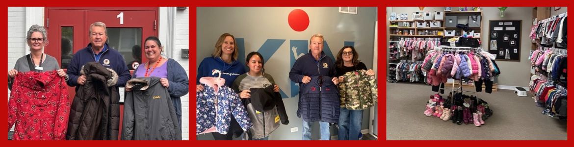 DeWitte Coat Drive photo collage